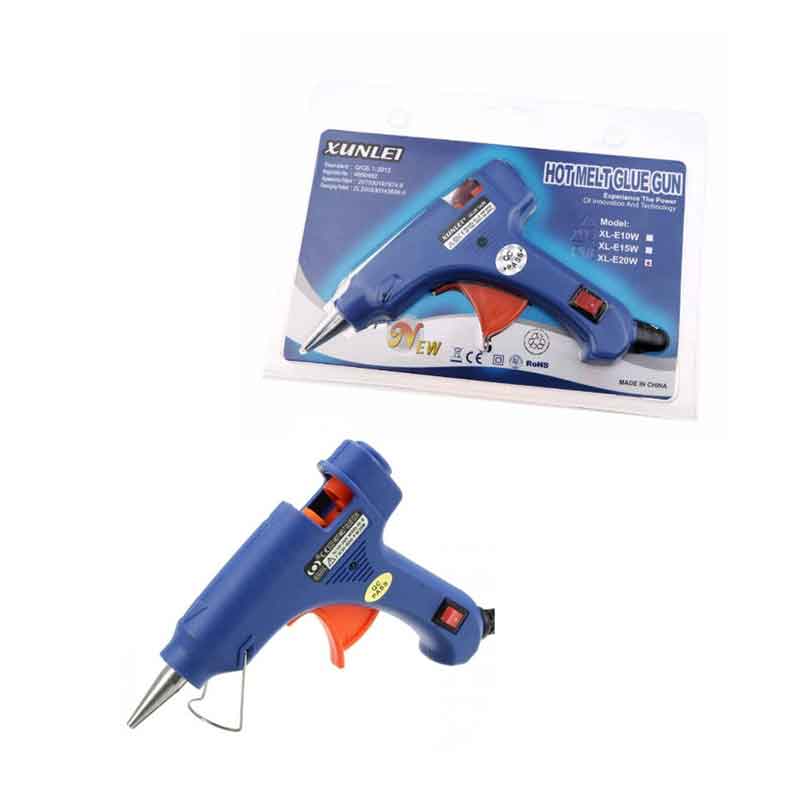Xunlei Πιστόλι Θερμοκόλλησης για Ράβδους Σιλικόνης XL-E20W  100~240V - Hot melt glue gun