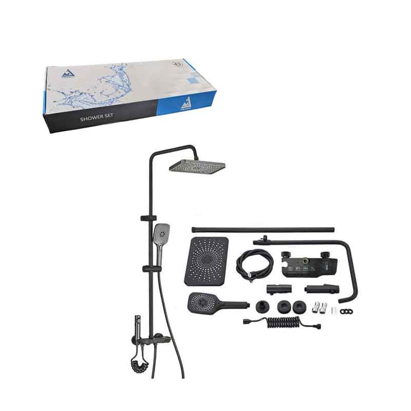 0235022-3 Yimanuo Ρυθμιζόμενη Στήλη Ντουζ με Μπαταρία - Adjustable Shower Column with Faucet