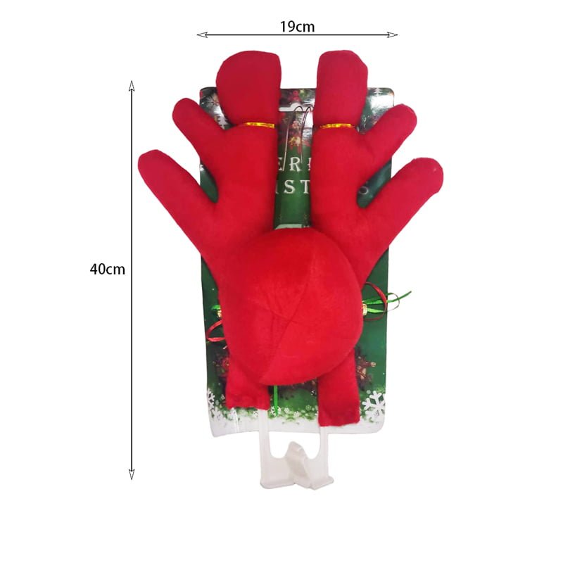 Διακοσμητική Μύτη και κέρατα ταράνδου για το αυτοκίνητο - Decorative red nose and antlers