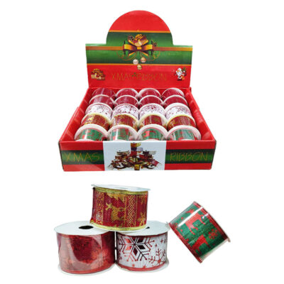036080-2 Χριστουγεννιάτικη κορδέλα 5cm – Christmas ribbon