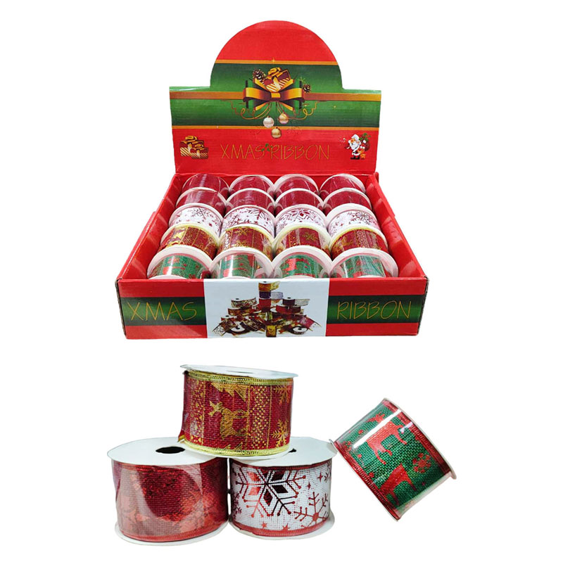 036080-2 Χριστουγεννιάτικη κορδέλα 5cm – Christmas ribbon