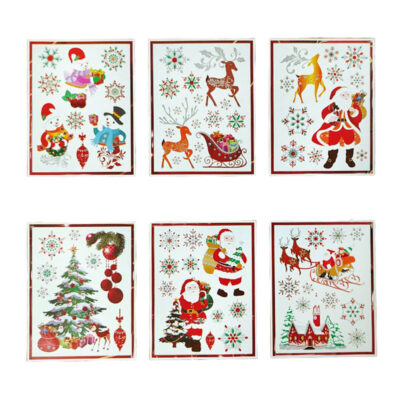 046004 Χριστουγεννιάτικα αυτοκόλλητα σε διάφορα σχέδια - Christmas stickers in various designs