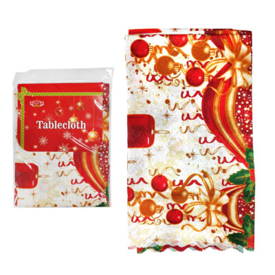 058004 Χριστουγεννιάτικο τραπεζομάντηλο 140x180cm - Christmas tablecloth