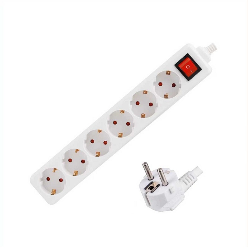 Πολύπριζο 6 θέσεων με διακόπτη - Σούκο - ST-GB06S - 5m - 061150