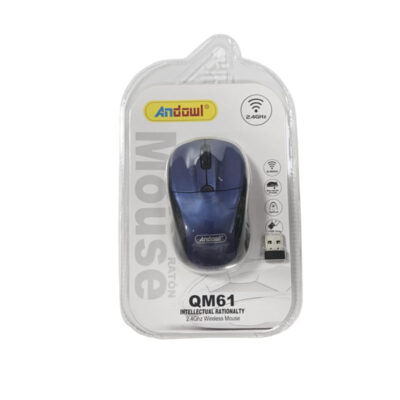 0751084-4 Andowl Ασύρματο Ποντίκι 2.4GHz QM61 - Wireless Mouse