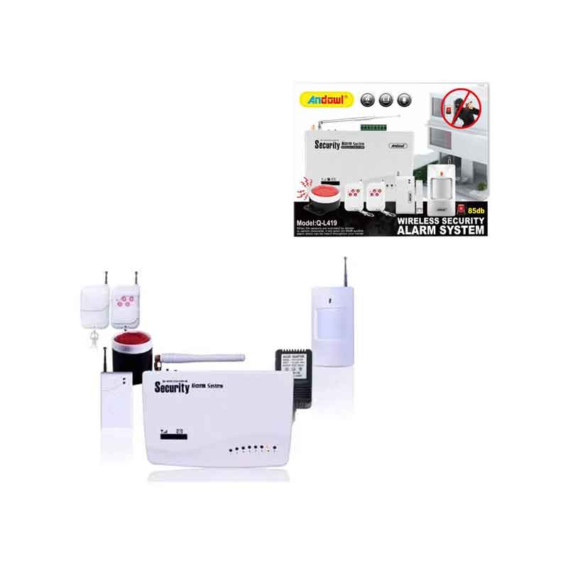 0751089-3 Andowl Ασύρματο Σύστημα Συναγερμού 85db Q-L419 - Wireless Security Alarm System
