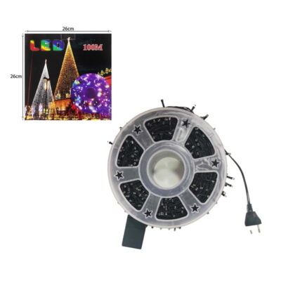 082284-2 Χριστουγεννιάτικα φωτάκια πολύχρωμο χρώμα 100M - Christmas RGB lights