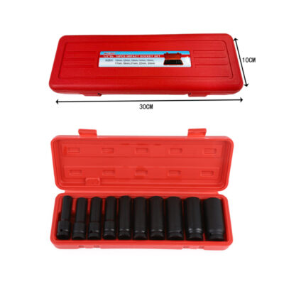 089128-3 Σετ Κρουστικά Καρυδάκια 1/2" 10τεμ - Impact Socket Set