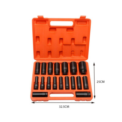 089129 Σετ Κρουστά Καρυδάκια 18τεμ. 1/2" - Impact socket set