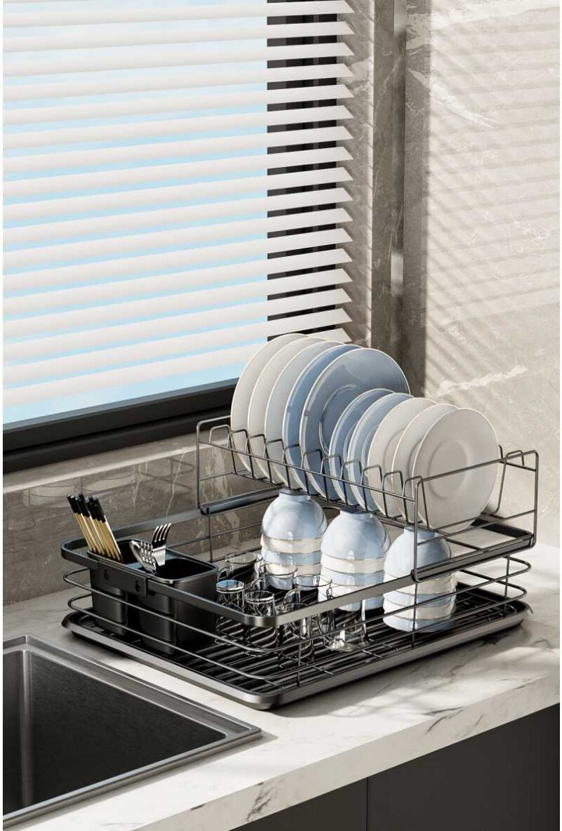 Πιατοθήκη αποστράγγισης διώροφη - YC081 - 915022