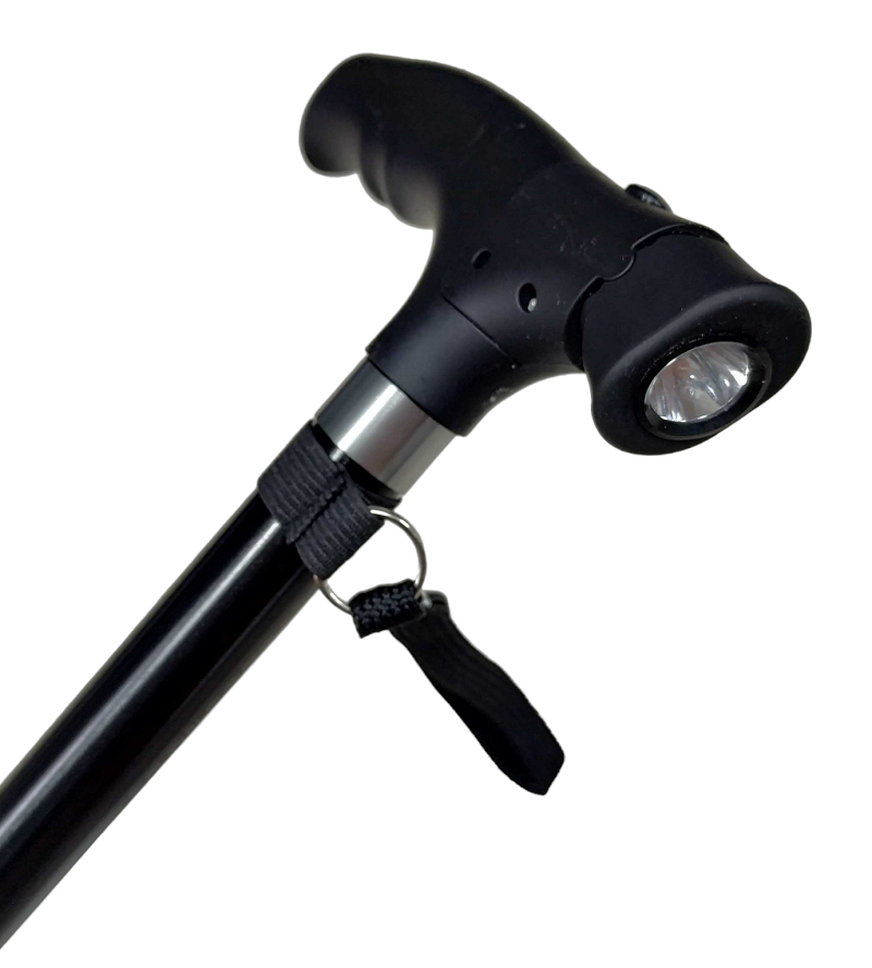 Μπαστούνι βάδισης τετράποδο με φακό LED - 209-2 - 112067