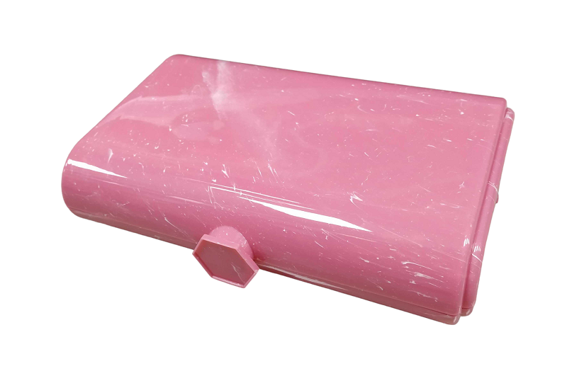 Κουτί οργάνωσης μακιγιάζ με καθρέπτη - 575 - 121064 - Light Pink