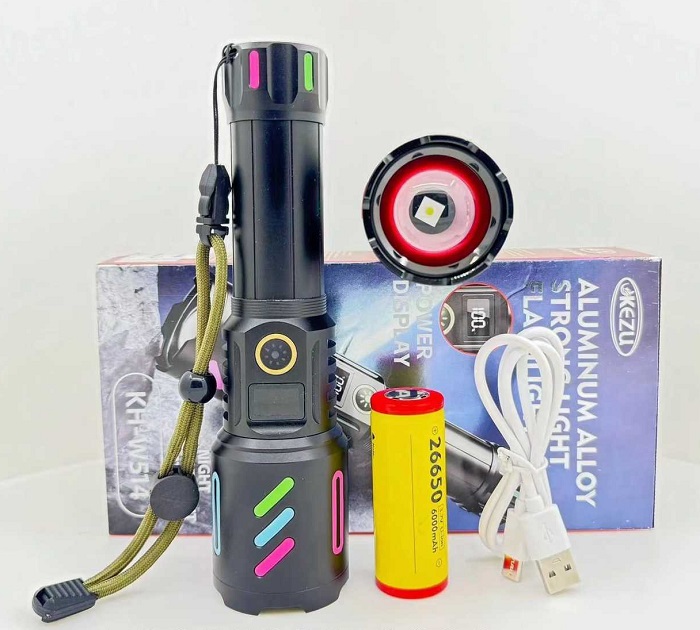 Επαναφορτιζόμενος φακός LED - FA-W514 - 123606