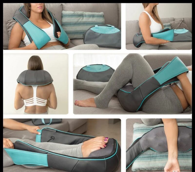 Συσκευή μασάζ αυχένα-πλάτης με υπέρυθρη θερμότητα - Shiatsu - 141007