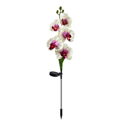 150388 Φωτιζόμενα διακοσμητικά λουλούδια LED με ηλιακό πάνελ - 2pcs - 150388 - Purple