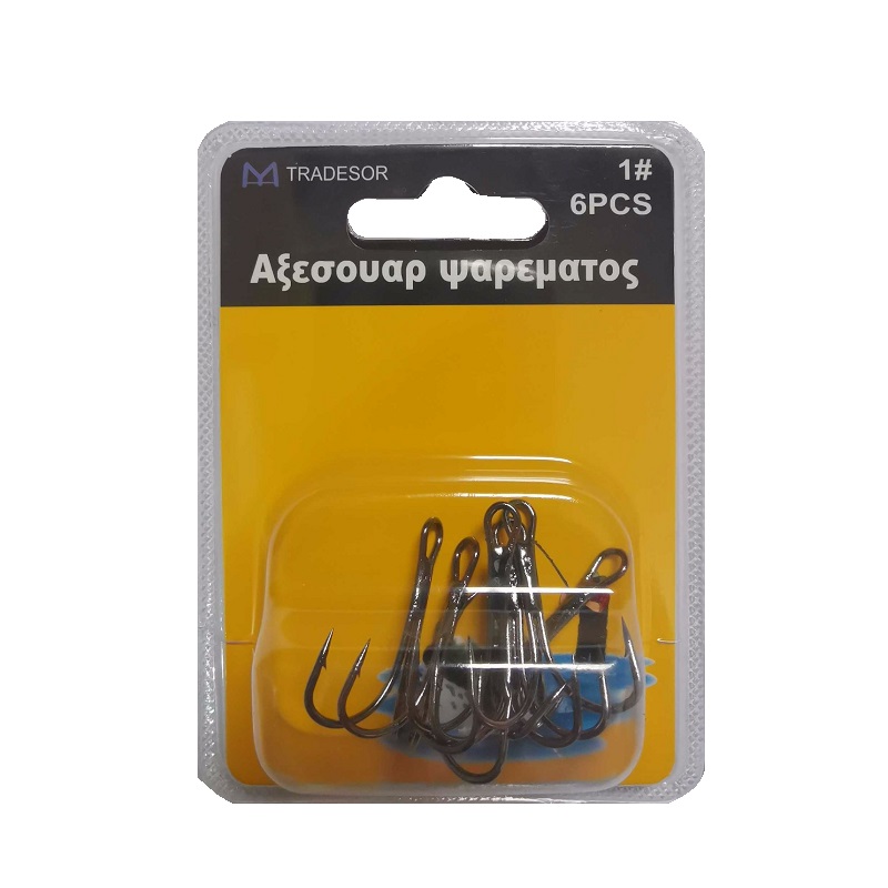 Αγκίστρια - Fishhook - No.1 - 6pcs - 830248