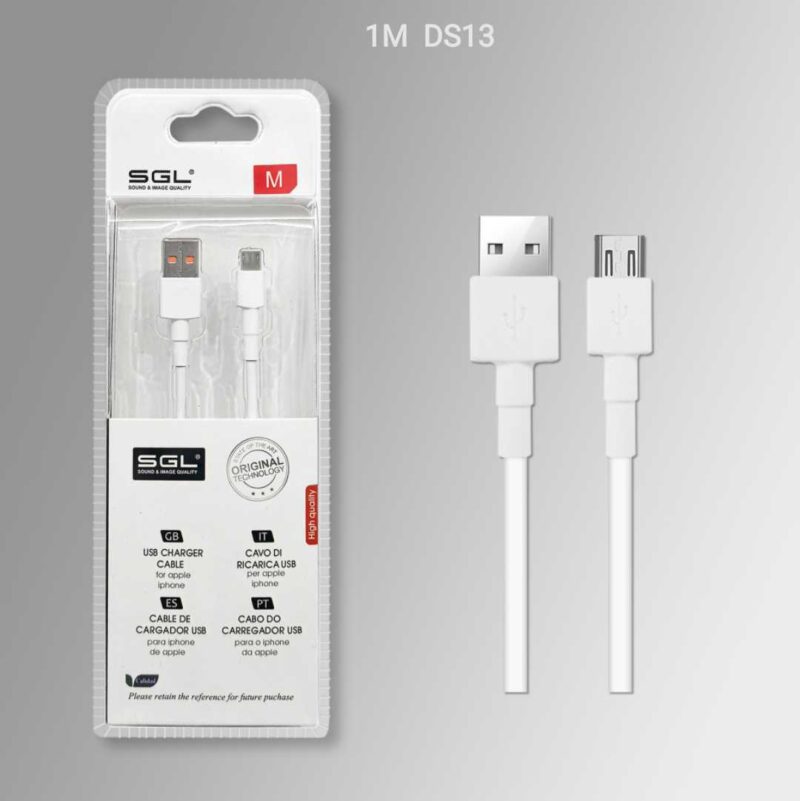 Καλώδιο Micro USB Android - V8 - 1M - 194881