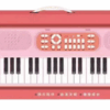 Παιδικό αρμόνιο με μικρόφωνο - 37 - USB - 161284 - Pink