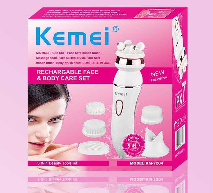Συσκευή καθαρισμού και απολέπισης προσώπου - KM-7204 - Kemei