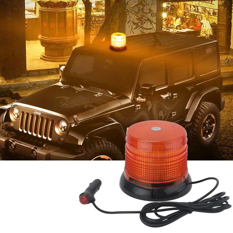 Περιστρεφόμενος φάρος οχημάτων - Amber 48LED - DC10-30V - RD205-48 - 238518