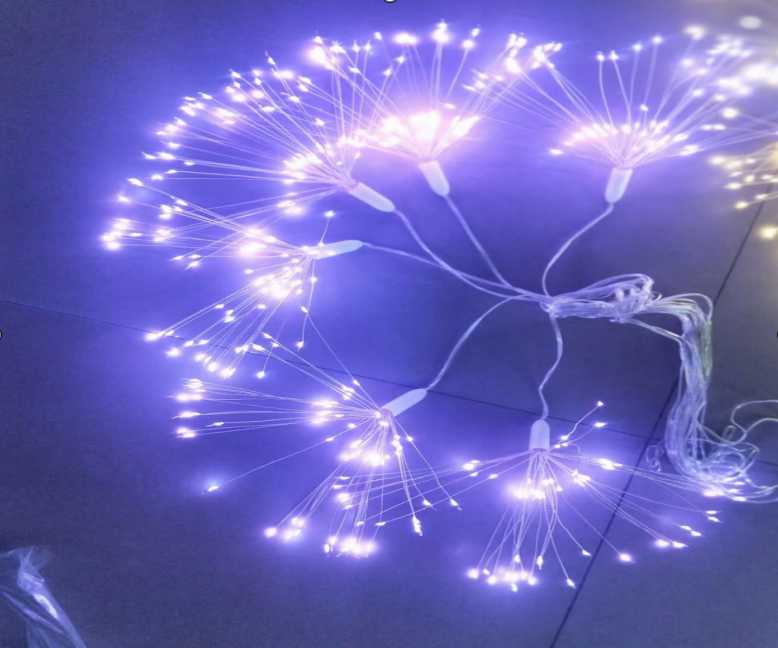 Χριστουγεννιάτικα διακοσμητικά φωτάκια με ίνες - 5m - White - 210979