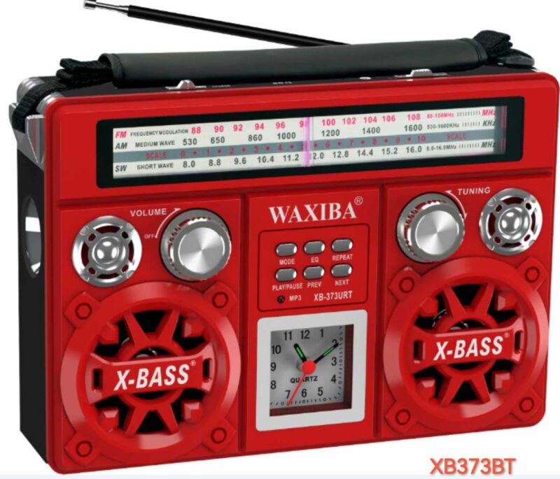 Επαναφορτιζόμενο ραδιόφωνο - XB373BT - Waxiba - 003736 - Red