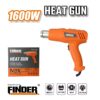 Πιστόλι θερμού αέρα - 1600W - Finder - 197459