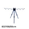 Βάση στήριξης καλαμιών 6 θέσεων - Μεταλλική - 50cm - 832158
