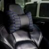 Μαξιλάρι αυχένα αυτοκινήτου - Δερματίνη - Headrest - Blue - 200949