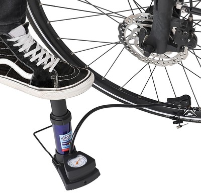 ALCA τρόμπα ποδιού 201300 με μανόμετρο, 160PSI, μπλε