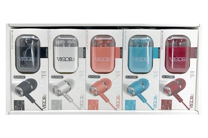 Ενσύρματα ακουστικά - EV-202 - 202029 - Red