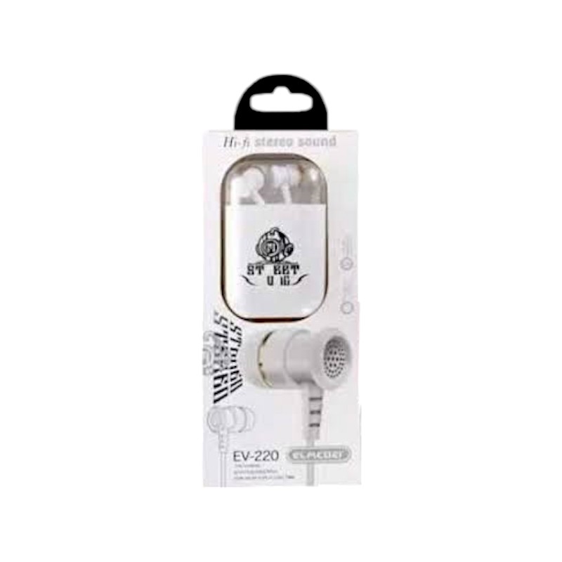 Ενσύρματα ακουστικά - EV-220 - 202562 - White