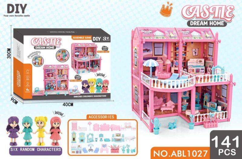 Κουκλόσπιτο DIY - Dream Home - ABL-1033 - 141pcs - 211226