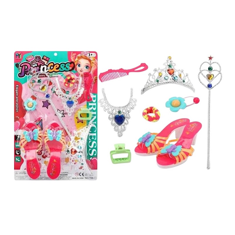 Παιδικό σετ πριγκίπισσας με πέδιλα - T66-4 - 215167