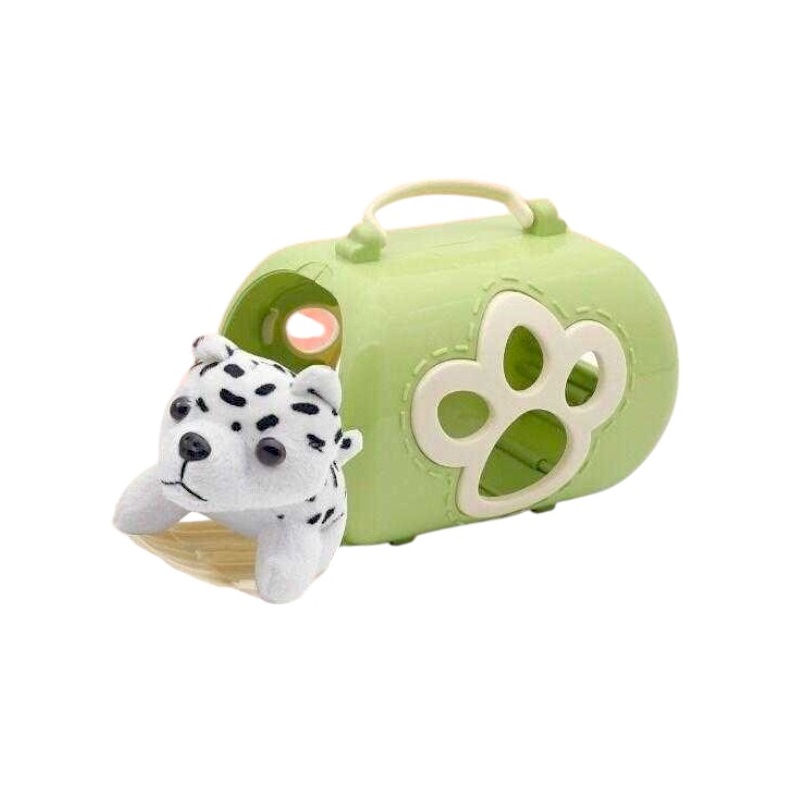 Λούτρινο σκυλάκι με τσάντα μεταφοράς και αξεσουάρ - 2F626-G - 215597