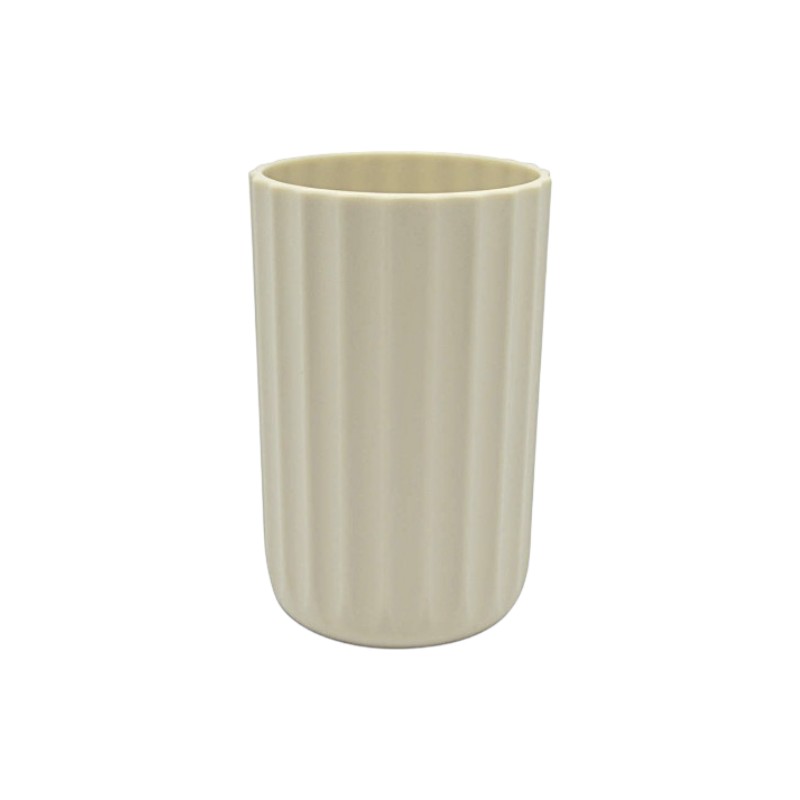 Θήκες οδοντόβουρτσας πλαστικές σε σετ 5Χ - Beige - 21561