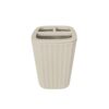 Θήκες οδοντόβουρτσας πλαστικές σε σετ 5Χ - Beige - 21566