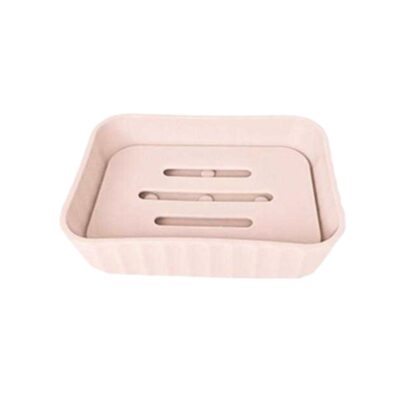 Σαπουνοθήκες μπάνιου πλαστικές σε σετ 9Χ - Light Pink - 21640