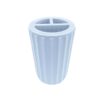 Θήκες οδοντόβουρτσας πλαστικές σε σετ 5Χ - Light Blue - 21668