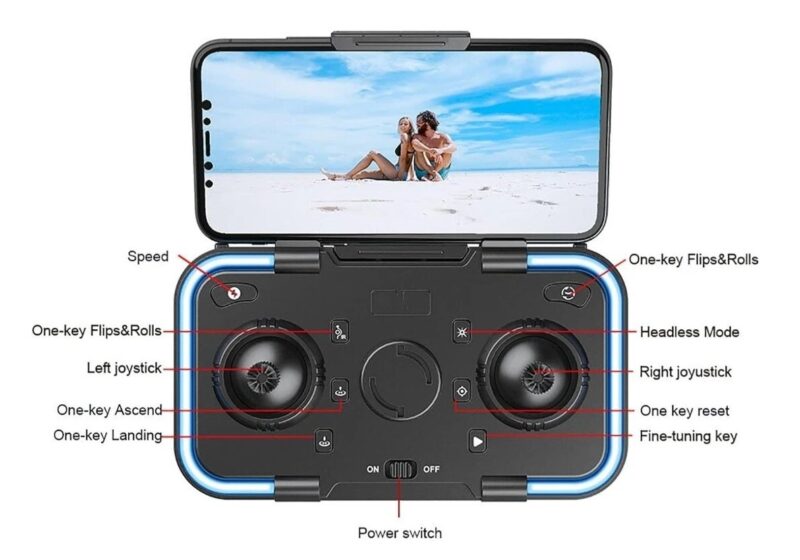 Παιδικό Drone με κάμερα - F187 - 480P - 2.4G - 218113