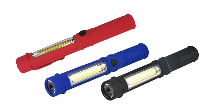 Φακός μπαταρίας LED Mini - Ράβδος - 909A - 219095 - Black