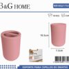 Θήκες οδοντόβουρτσας πλαστικές σε σετ 5Χ - Pink - 21752