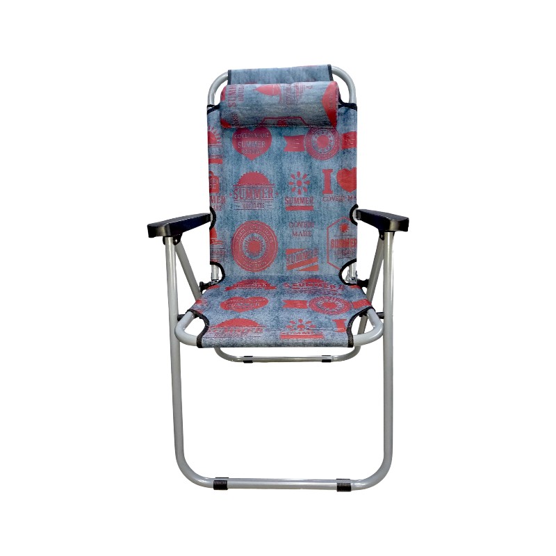 Πτυσσόμενη καρέκλα camping - 1680NZ - 241804 - Blue/Red