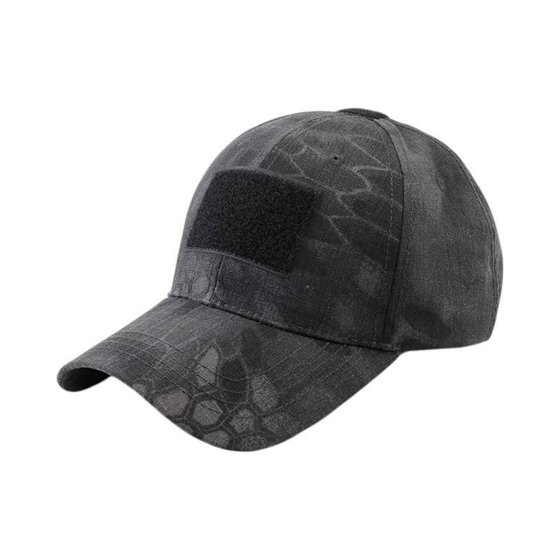 Ανδρικό καπέλο jockey στρατιωτικού τύπου - M02 - 270607 - Grey/Black