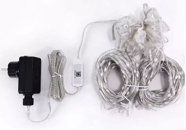 Χριστουγεννιάτικα φώτα LED με App ελέγχου - Κουρτίνα - IC - 3m*3m - RGB - 272337