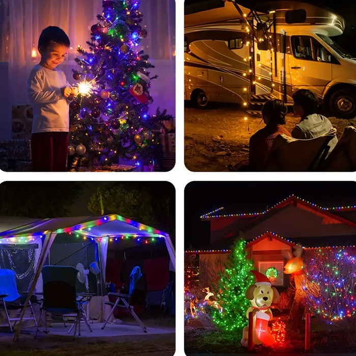 Επαναφορτιζόμενη λάμπα LED με γιρλάντα φωτισμού – String Light - YD2314 - 272543 - RGB