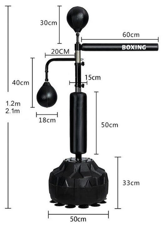 Επιδαπέδια βάση πυγμαχίας με 4 στόχους - 87263C - 290182