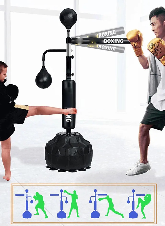 Επιδαπέδια βάση πυγμαχίας με 4 στόχους - 87263C - 290182