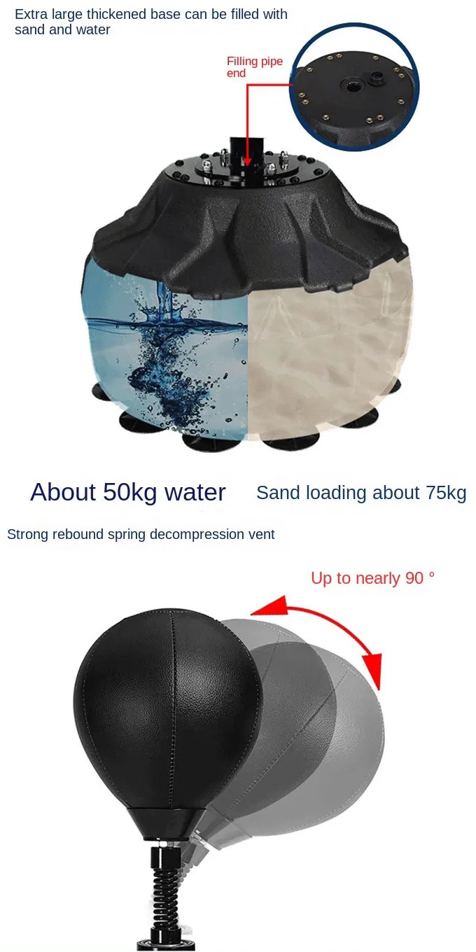 Επιδαπέδια βάση πυγμαχίας με 4 στόχους - 87263C - 290182