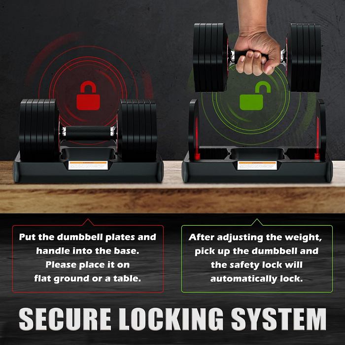 Ρυθμιζόμενος αλτήρας με βάση - 12kg - 80049 - 290229